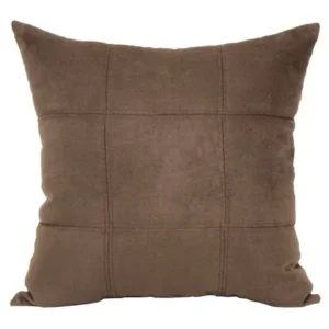 Mainstays Suede Pillow, Costa Brown