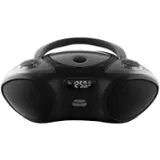 iLive - CD-RW/CD-R/CD-DA Boombox with FM Radio - Black