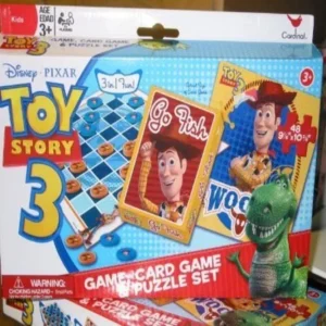 Toy Story 3 Game, Card Game and Puzzle Set- Woody