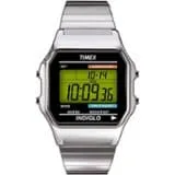 Timex Men's Classic Digital 34mm Watch - Silver-Tone XL