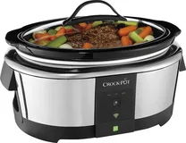 Crock-PotÂ® - 6-Quart WeMo Enabled Smart Slow Cooker - Silver