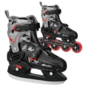 Falcon Boys' Q-70 Ice/Inline Combo Skates, Medium