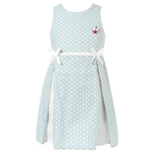 Richie House Girls' Polka Dot Dress with Ruffled Bottom RH1811