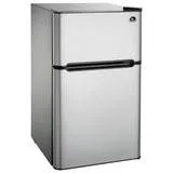 Igloo - 3.2 Cu. Ft. Mini Fridge - Stainless steel