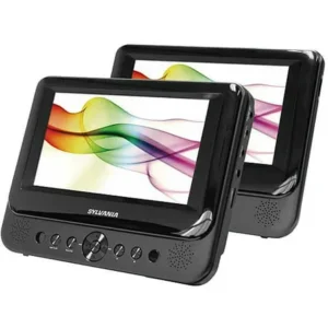 Sylvania 7" Dual Screen Portable DVD Player, SDVD8739