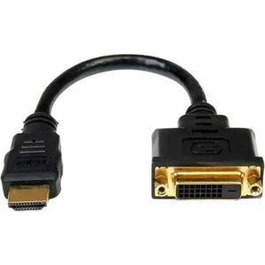 StarTech HDMI to DVI-D Video Cable Adapter, 8"