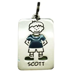 Scott Kids Name Tag Charm by Ganz