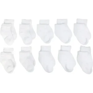 Newborn Baby Lowcut Socks, 10 Pack