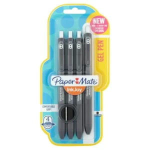 Paper Mate InkJoy 0.5mm Fine Point Gel Pen 4 count