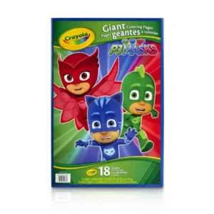 Crayola, Disney's PJ Masks, 18 Giant Coloring Pages, Gift for Kids