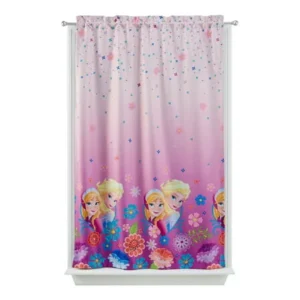 Disney Frozen Kids Lights Off Room Darkening Curtain Panel, 63-inch L