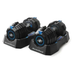 Nordictrack Select-a-Weight 55 Lb. Adjustable Dumbbell Set, Adjusts from 10-55 Lbs, Pair
