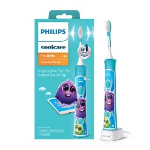 Philips Sonicare for Kids Rechargeable Electric Toothbrush with Bluetooth Connectivity, Blue