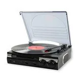 JENSEN - 3-Speed Stereo Turntable - Black