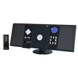 Jensen - Wall-Mountable CD System - Black