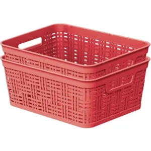 Mainstays Small Decorative Basket, 2-Pack