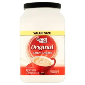 Great Value Coffee Creamer, Original, Value Size, 60 oz