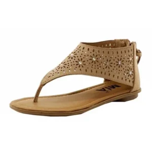 Mia Girl's Amari Chopout Natural Fashion Sandals Shoes Sz: 13