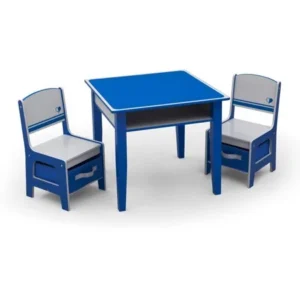 Delta Children Jack and Jill Storage Table and Chair Set
