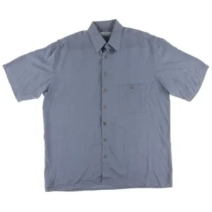 Moda Campia Moda Mens Big & Tall Short Sleeve Button-Down Button-Down Shirt