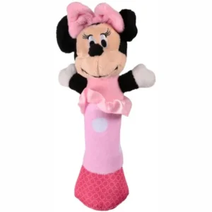 Disney Baby Minnie Mouse Plush Stick Rattle, 7.5"