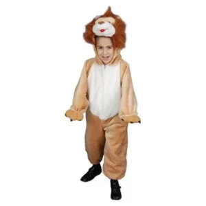 Dress Up America 381-L Kids Plush Roaring Lion Costume - Size Large 12-14