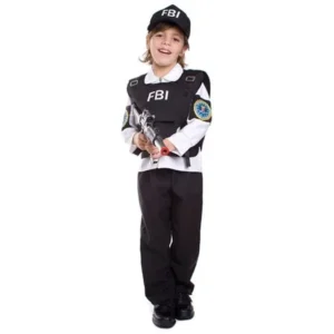 Dress Up America Kid's 4-piece FBI Agent Costume