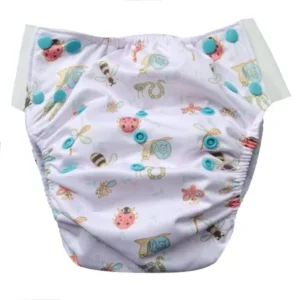 HappyEndings Kid Pull On Reusable Cloth Diapers / Training Pants Bugs, Size Large