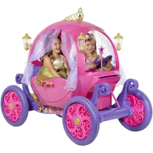 24 Volt Disney Princess Carriage Ride-On for Girls by Dynacraft