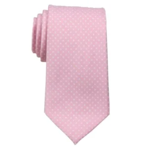 Mens Big and Tall XLPolka Dot Necktie - Light Pink