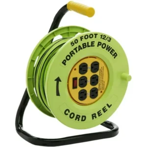 Woods E238 Retractable Extension Cord Reel