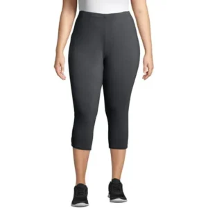 Just My Size Women's Plus Size Stretch Jersey Capri Legging