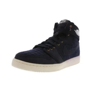 Nike Men's Air Jordan 1 Ko High Og Obsidian / White - Metallic Red Bronze High-Top Canvas Fashion Sneaker 10.5M