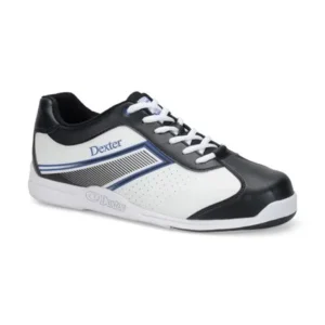 dexter mens randy bowling shoes- white/black/blue