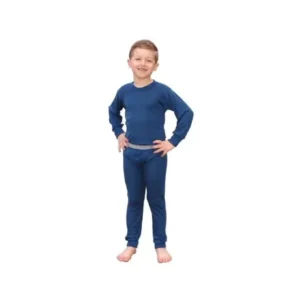 Boys Blue Indera Thermal Underwear Set, Includes Tops & Bottoms