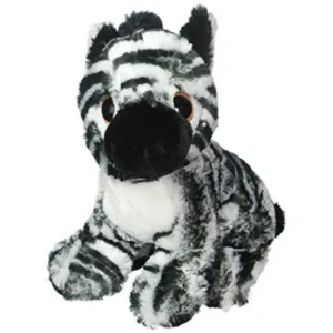 Fiesta Toys 9 Sitting Zebra With Big Eyes Plush Stuffed Animal Toy