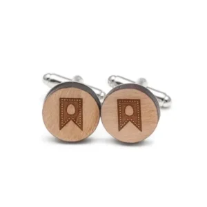 Easter Coupon Cufflinks, Wood Cufflinks Hand Made in the USA