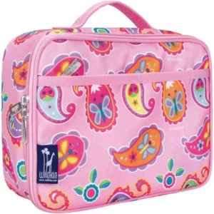 Olive Kids Paisley Pink Insulated Lunch Box for Boys and Girls