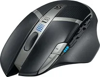 Logitech - G602 Wireless Optical 11-Button Scrolling Gaming Mouse - Black