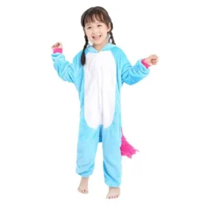 Kids Pajamas, Coxeer 3D Cartoon Animal Jumpsuit Flannel Romper Outfit Cosplay Costume Onesie pajamas Children pajamas for Cold Weather Winter