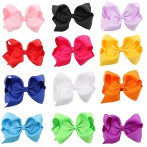 Hair Bows for Girls, Coxeer 16Pcs Hair Clips Hairpins Multicolor Non-slip Simple Design Accessories for Kids