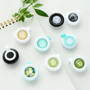 Coxeer All Natural Mosquito Repellent Clip Insect Repellent Clip Mosquito Repellent Buckle Cute Button for Baby Kids Adult Pets Clothing