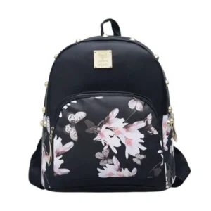 Travel backpack, Coofit Causal High Quality Butterfly Printing Leather Travel Backpack for Woman Ladies Girls