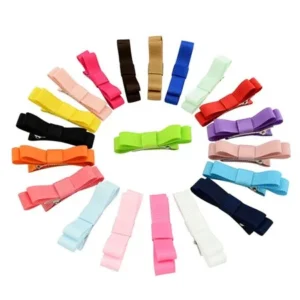 20Pcs Hair Barrettes, Coxeer Non-slip Multicolor Assembling Hair Clips Hair Bows Hair Pins Hair Accessories for Baby Girls Kids Teens Toddlers Children