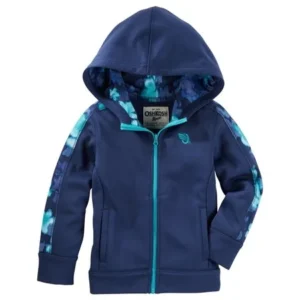 OshKosh B'gosh Little Girls' Floral Active Hoodie, 6 Kids