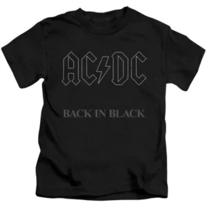 Acdc - Back In Black - Juvenile Short Sleeve Shirt - 7