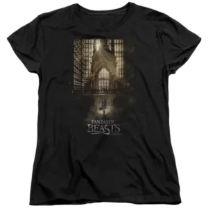 Fantastic Beasts - Poster - Women's Short Sleeve Shirt - Small