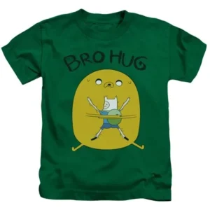 Adventure Time - Bro Hug - Juvenile Short Sleeve Shirt - 7