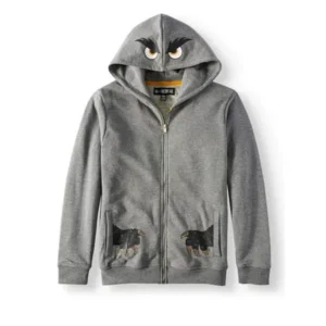 No Retreat Boys' Monster Hoodie With Front and Back Graphics