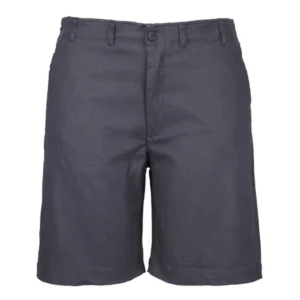 HDE Men's Big and Tall Shorts Solid Color Classic Fit Twill Cotton Blend Chino (Charcoal, 46)